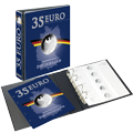Alben und Vordruckblätter für 35 Euro-Silbermünzen